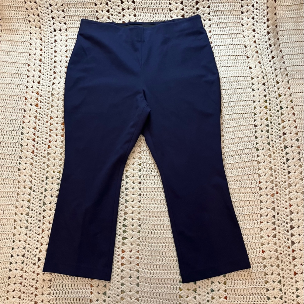 Talbots Navy Montauk Pants Size 16 Petite